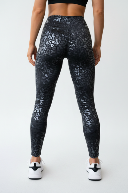 Body Brazil Glossy Leopard Pocket Legging