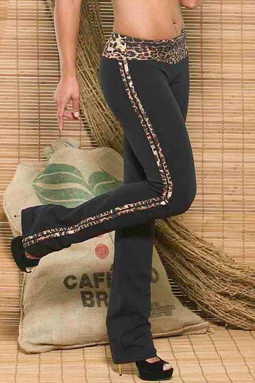 Alto Giro Shiba Leopard Pants (Regular &amp; Tall)