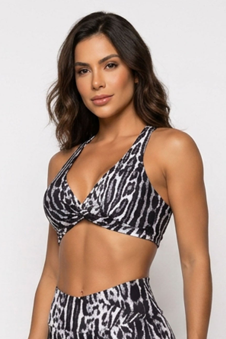 Body Brazil Silver Leopard Bra