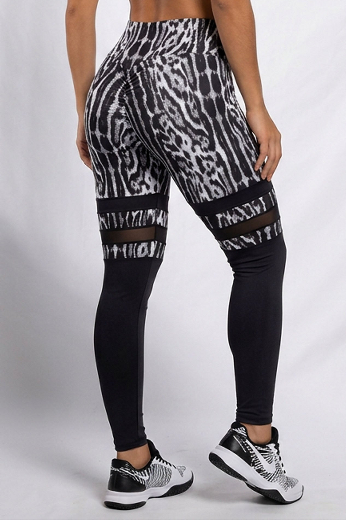 Body Brazil Silver Leopard Legging