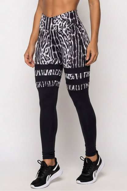 Body Brazil Silver Leopard Legging