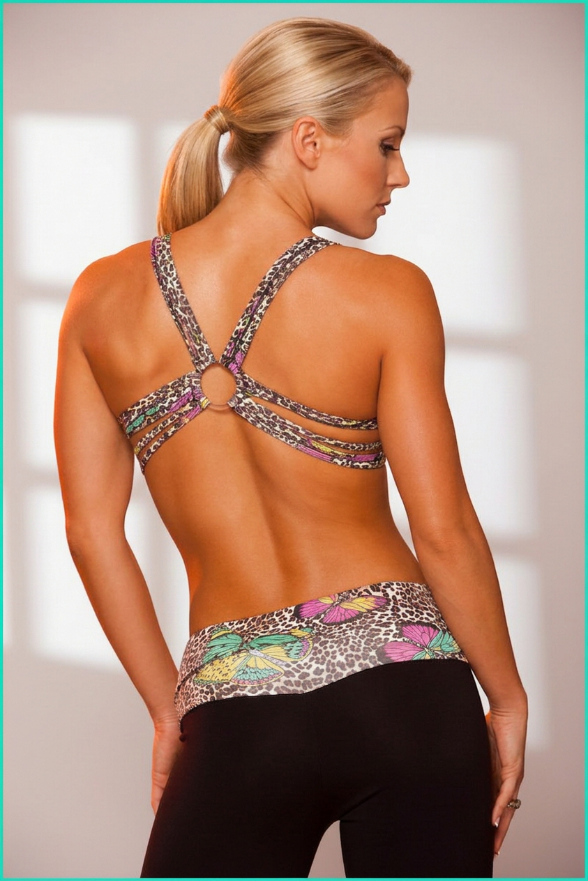 Body Brazil Leopard Butterfly Spider Bra (2 colors)