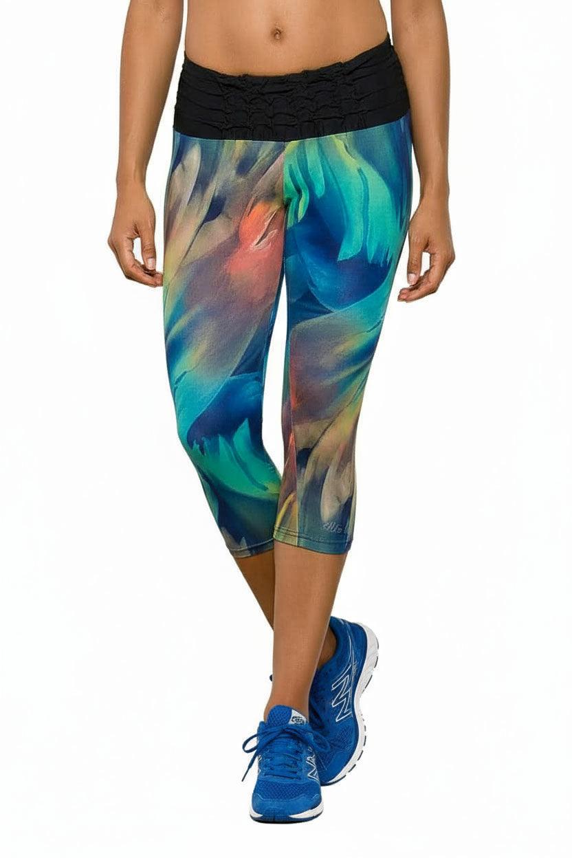 Women's Workout Capri Leggings | Alto Giro Stroke of Genius – Body Brazil