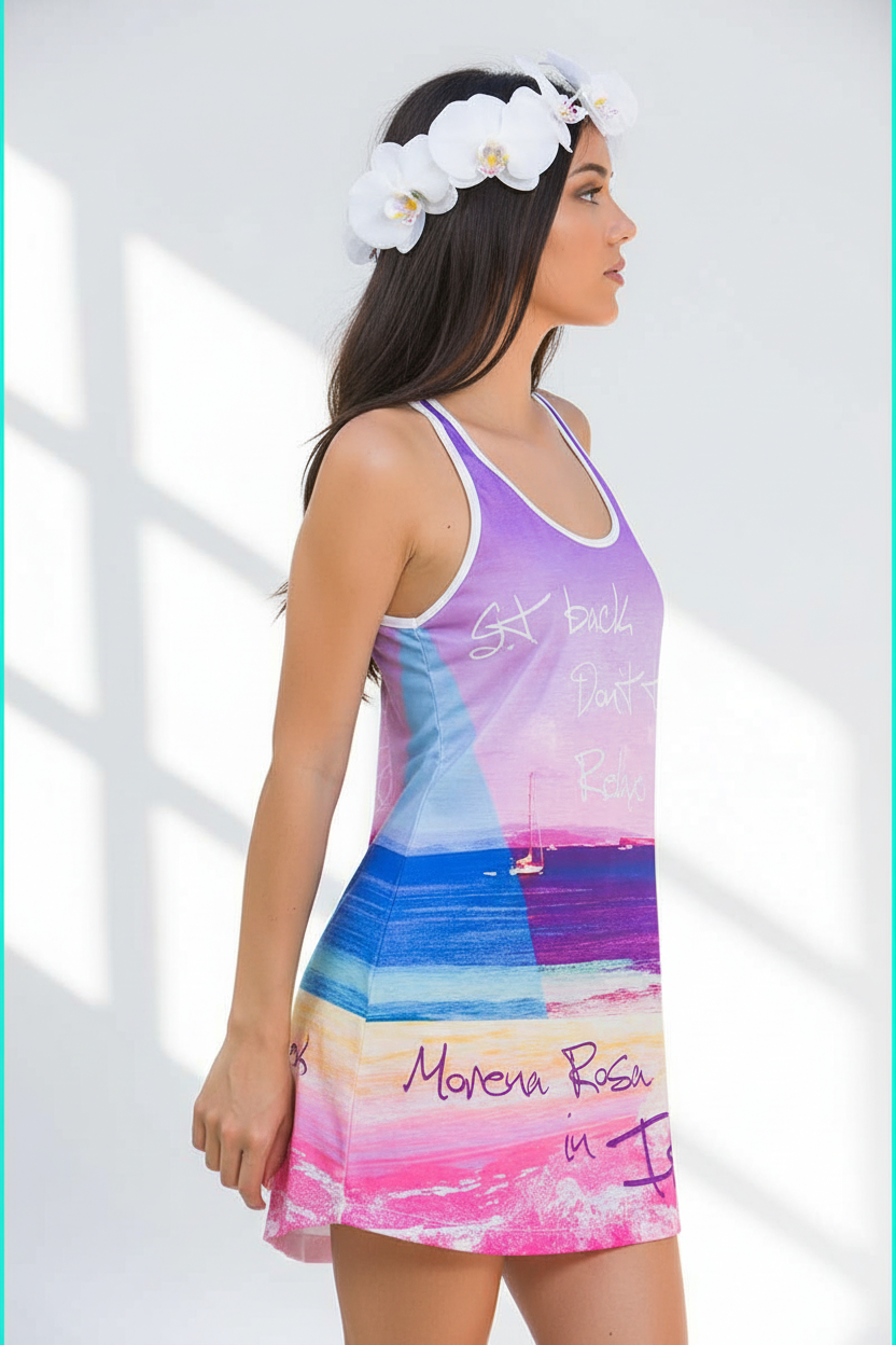 Morena Rosa Sunset Lace Cover Up