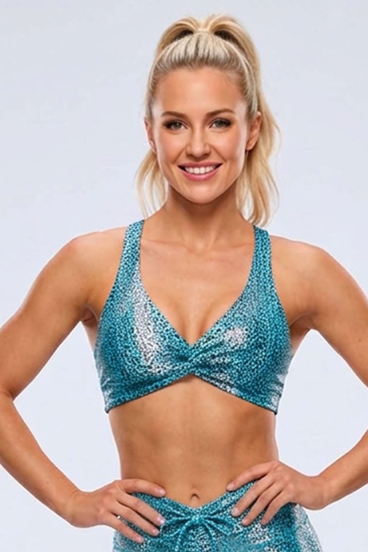 Body Brazil Teal Leopard Bra