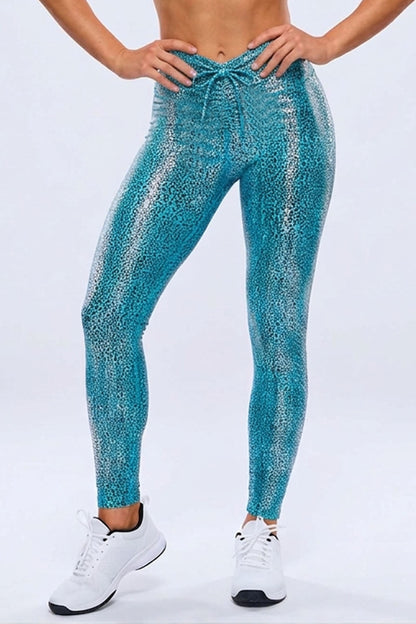 Body Brazil Teal Leopard Legging