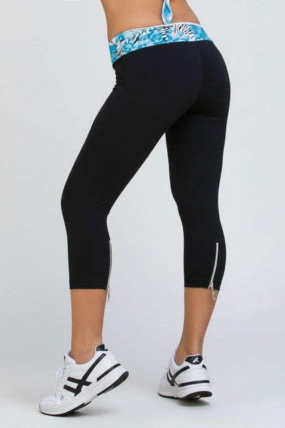 Body Brazil Water Zipper Lacey Capri