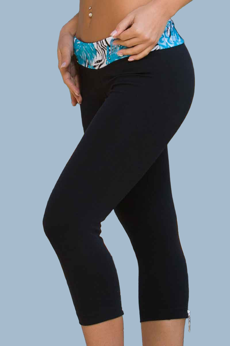 Body Brazil Water Zipper Lacey Capri