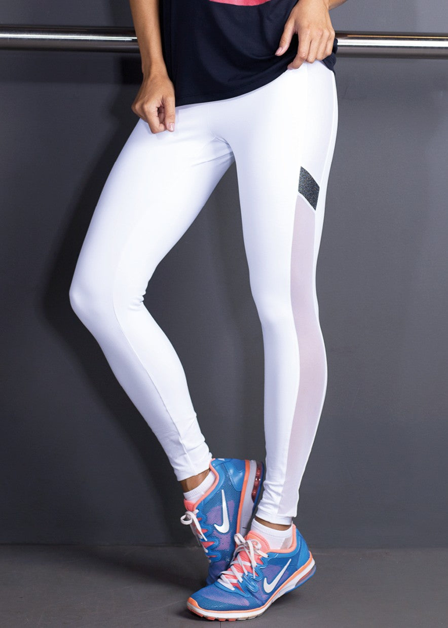 Alto Giro White Mesh Legging