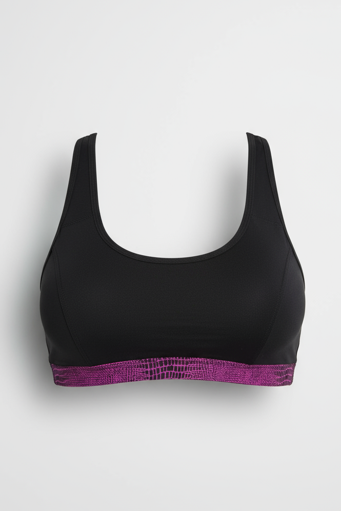 Prata  Python Racer Bra