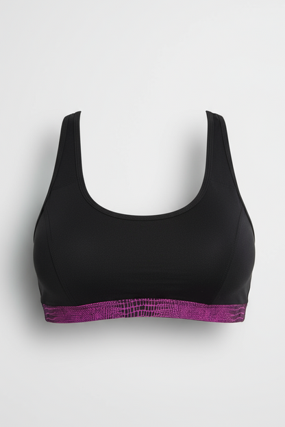 Prata  Python Racer Bra