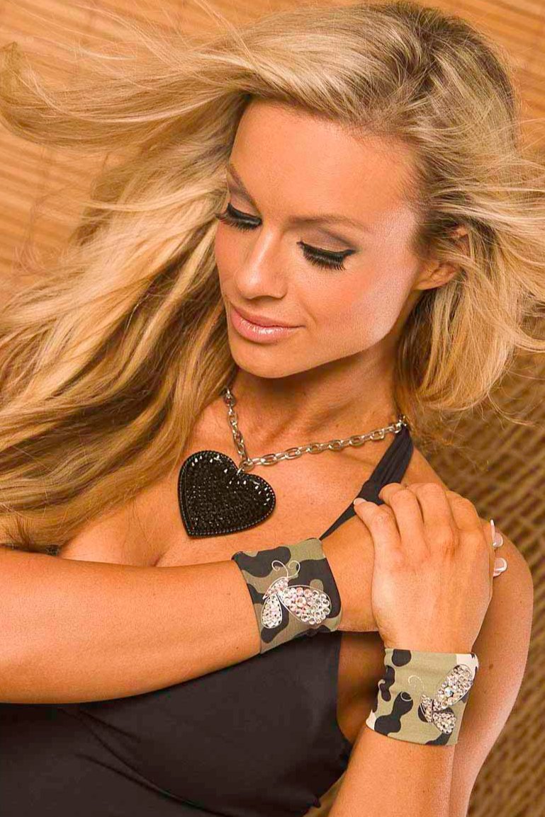 Army Camo Butterfly Wristband