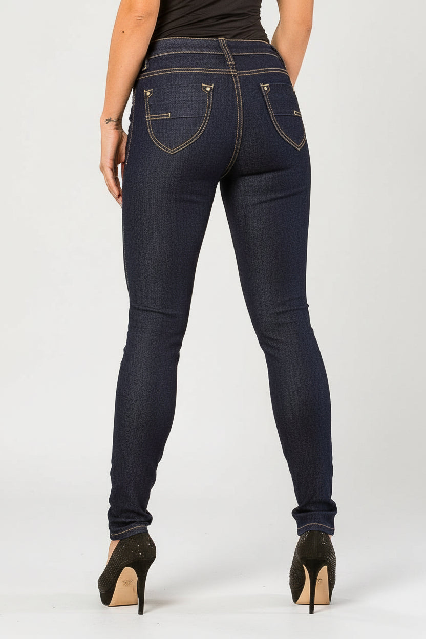 Moikana Crystal Stud Jeans