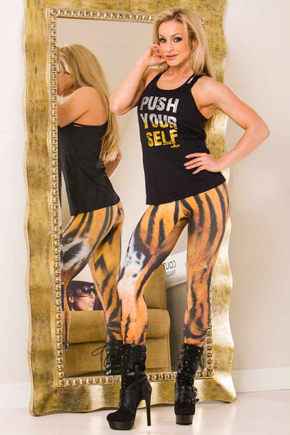 Alto Giro Golden Tiger Capri &amp; Legging