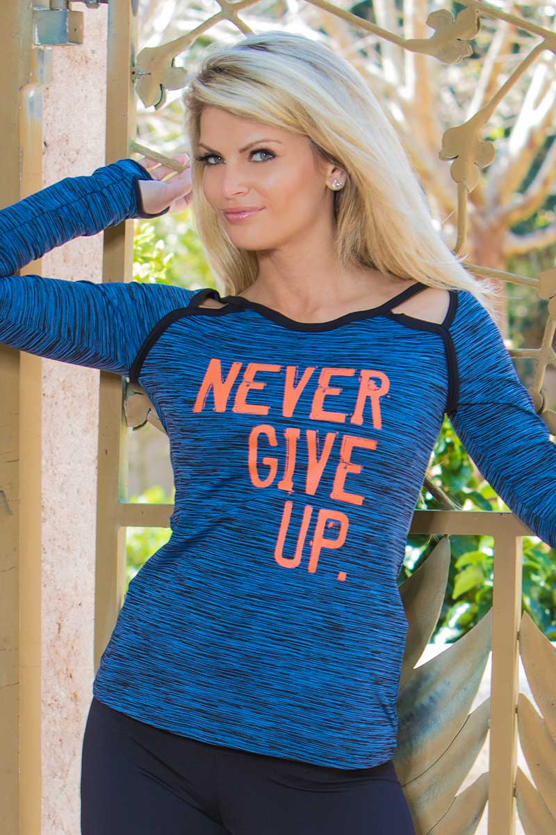 Alto Giro Never Give Up Blue Top