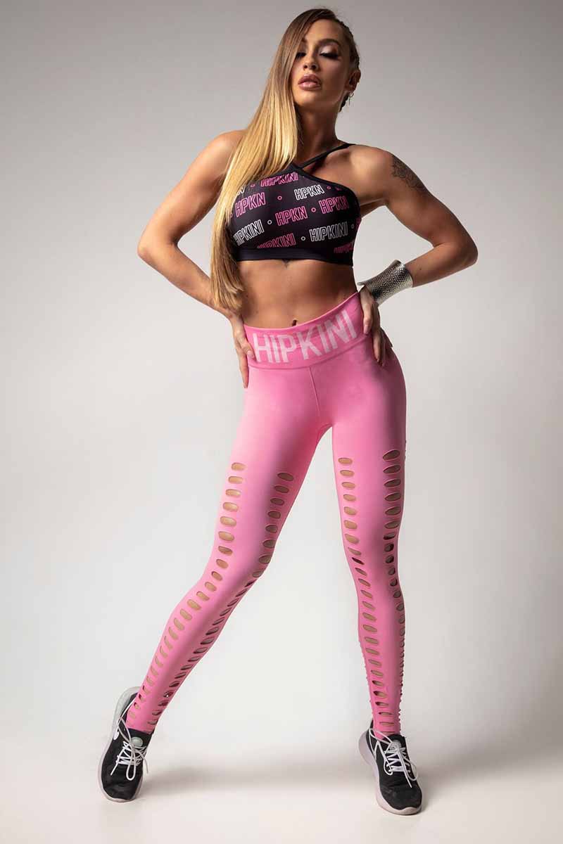 Pink Edge Seamless Anti-Cellulite Legging