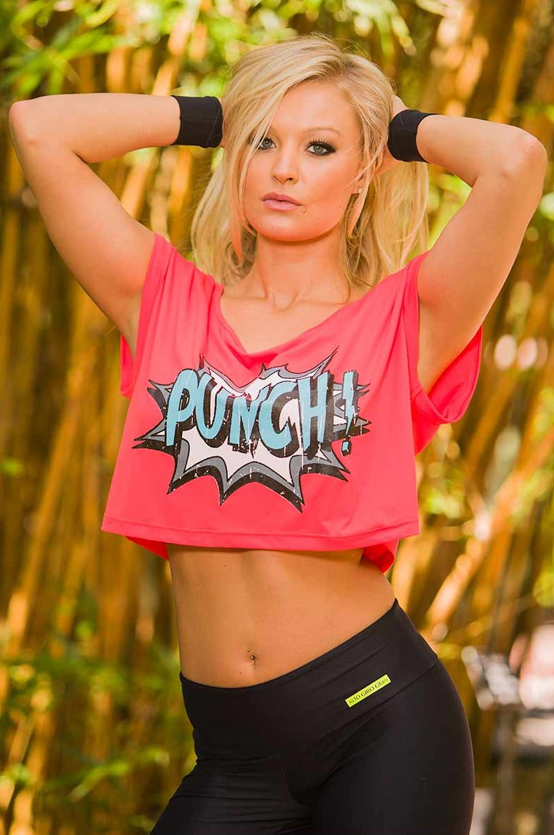 Alto Giro Punch Glow Cropped Top