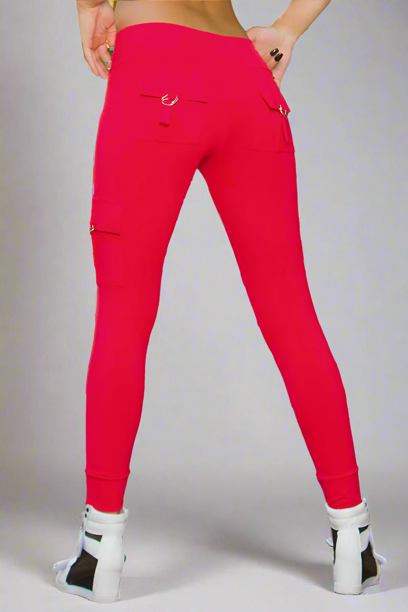 BlueFish Rave Red Cargo Legging