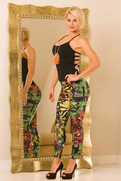 EQ Brazil Street Graffiti Legging